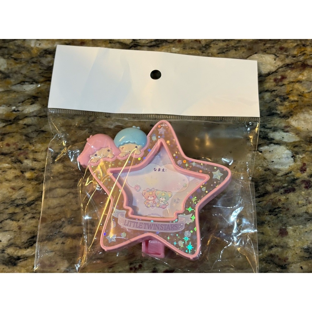 SANRIO Little Twin Stars mini photo stand  new crip